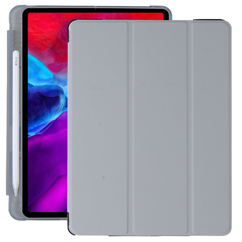 Compatible with Apple, Suitable for ipad10.9 protective cover pro10.5 with pen slot mini dormant leather case TPU airbag air4 soft shell - 图片 10