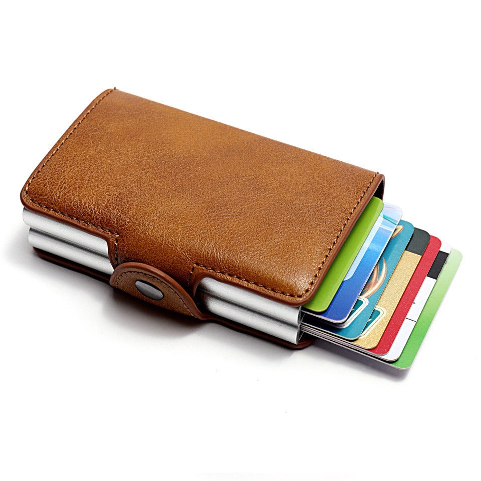 Aluminum PU wallet 3724756296820