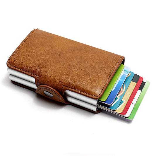 Aluminum PU wallet 3724756296820
