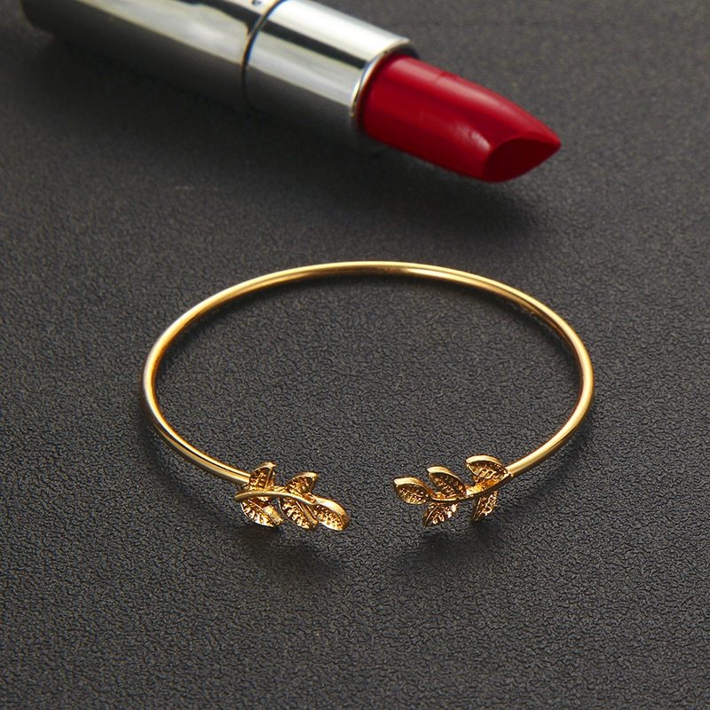 Tocona  T Fashion Bohemia Leaf Knot Hand Cuff Link Chain Charm Bracelet Bangle For Women Gold Bracelets Femme Jewelry 6115 37