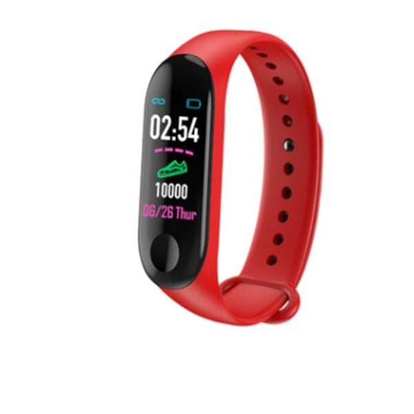 Compatible With , Smart Bracelet Heart Rate And Blood Pressure Exercise Meter Step Information Push Smart Reminder Color Brac