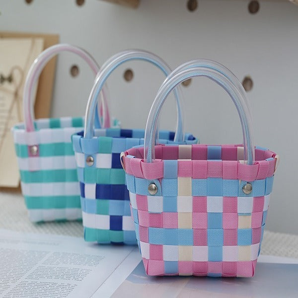 Ins Style Portable Small Square Bag Woven 37396e3d 5b6b 40b0 b360 4acea1fa0324