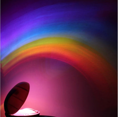 Novelty LED Romantic Sky Rainbow Colorful Projection Night Light 374553886211
