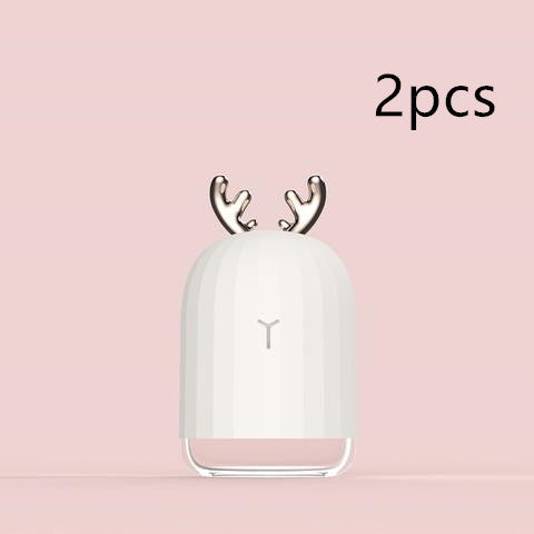 Mini Humidifier Portable USB Charging Quite Deer Shape 3748207073285