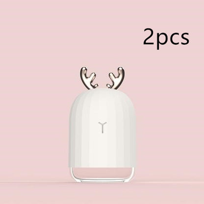 Mini Humidifier Portable USB Charging Quite Deer Shape 3748207073285