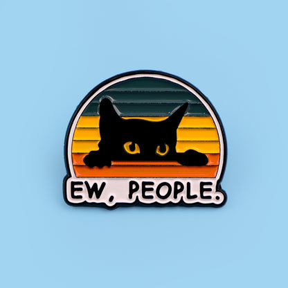 Creative Cartoon Cute Black Cat Alloy Brooch 37506b80 a515 4a81 97aa a61e12b11d7d