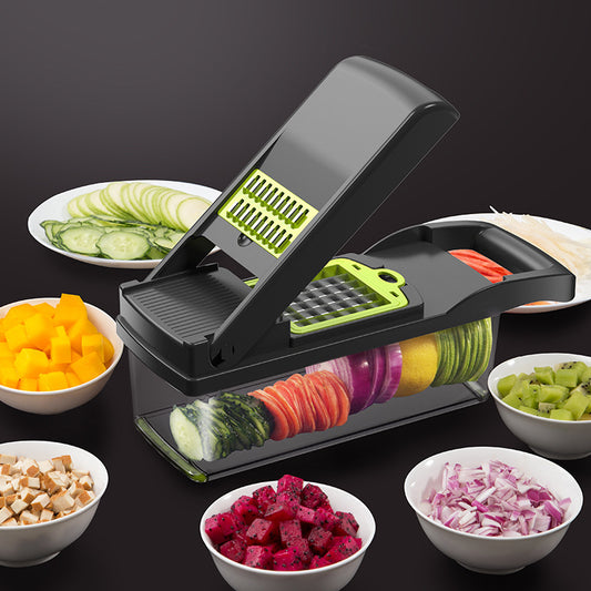 Multifunctional Vegetable Cutter Home Kitchen Slicing And Dicing Fruit Artifact 375255665928