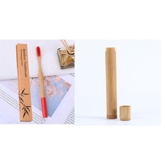 Natural bamboo handle round bamboo toothbrush 3753b112 3022 41ae abe7 627fce0024e0