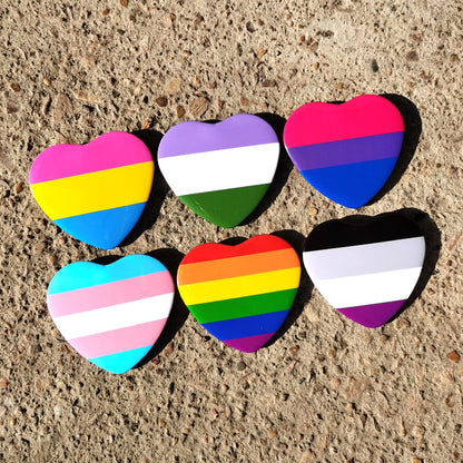 Creative Heart Shaped Rainbow Flag Badge 3755939f e181 4396 b60a 7c551a1f0601