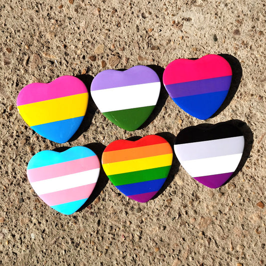 Creative Heart Shaped Rainbow Flag Badge 3755939f e181 4396 b60a 7c551a1f0601
