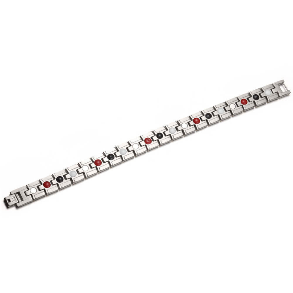 Negative ion magnetic titanium steel bracelet 378376366731