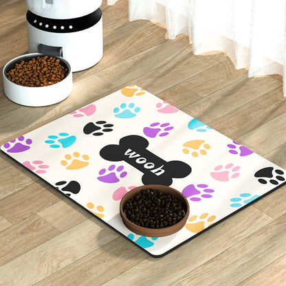 Pet Diatom Ooze Floor Mat Dogs And Cats Eating Mat Spill-proof Waterproof Quick-drying Placemat 3785c88e 611c 40b2 b8ce 360cd