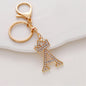 Metal Diamond-encrusted 26 English Crown Alphabet Keychain 3798240c fbb2 4151 9f56 e5e8b485e76e