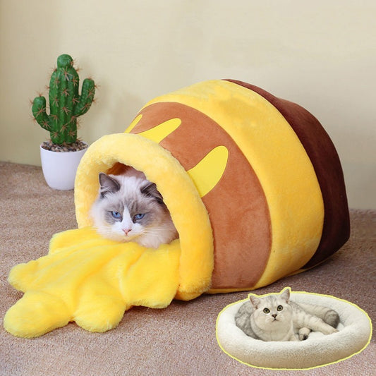All-season Warm Honey Pot Pet Nest 3798740e 5eb1 45ca 9df4 cc0c07a7c112