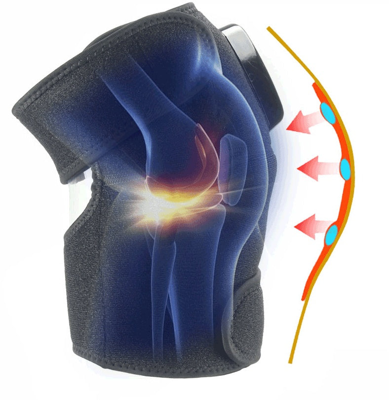 Electric Infrared Heating Knee Massager Wrap Elbow Joint Support Vibration Therapy Physiotherapy Machine Pain Relief Massagea