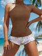 Halterneck Printed Halter Bikini Split Swimsuit For Women 37a25d39 c1f0 4e78 9971 1182cd2eb161