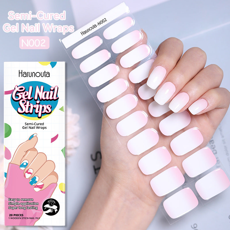 Japanese Style Nail Beauty Gel Stickers Semi-curing French Gel 37b54ab1 c046 45ef 9b7a 166996a66fa5