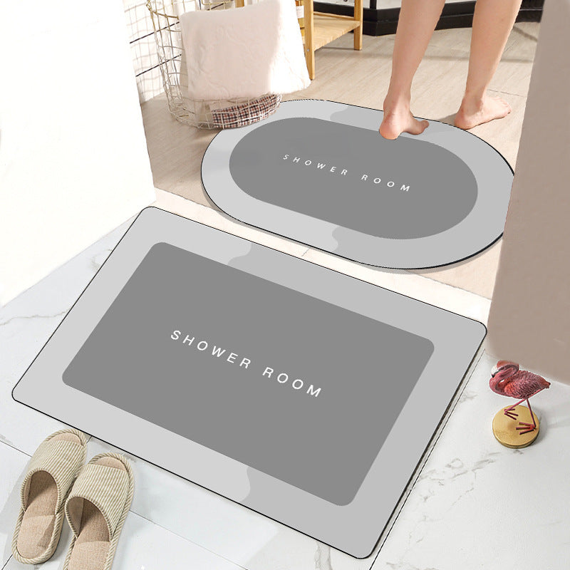 Simple Bathroom Absorbent Non-slip Floor Mat 37b7af01 def9 470a ac4b 77ea249552c1
