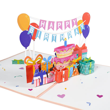 3D Three-dimensional Travel Card Handmade Card Paper Carving - HD Wireless Product #9