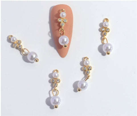 Nail Ornament Zircon Flower Tassel Chain 37c798bd 151b 4b69 9dbc b770419a1a1f