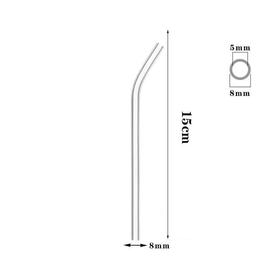 Glass Straws, Pearl Milk Tea Coarse Drinking Straws, Non-disposable Transparent Water Cups, Long Straws 37ef797d f83e 4691 8b