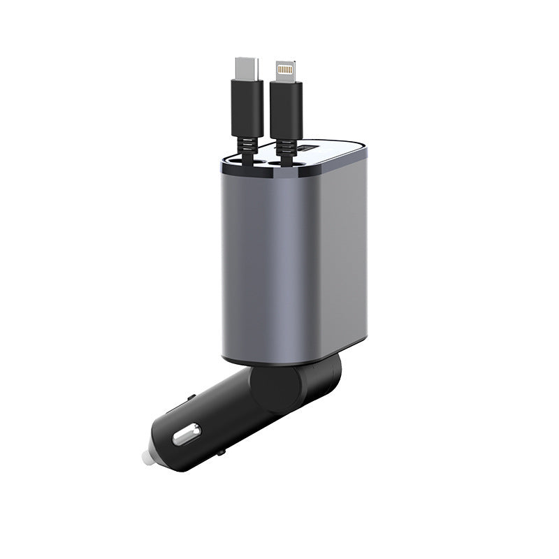Metal Car Charger 100W Super Fast Charging Car Cigarette Lighter USB And TYPE-C Adapter 37efeb23 7b63 48a5 a927 614c706d9a3b