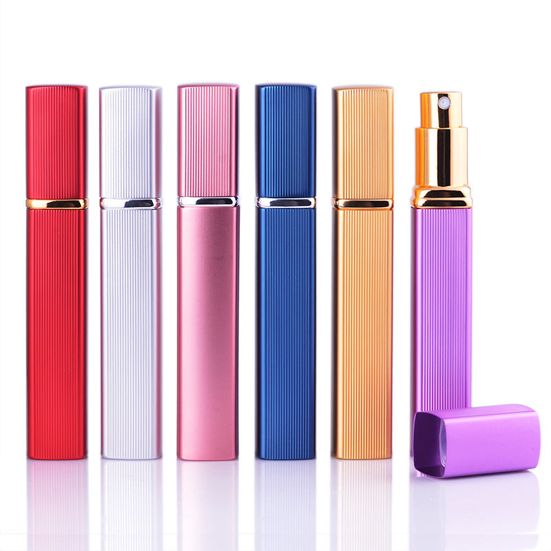 12ML Aluminum Perfume Tube Aluminum Tube Perfume Bottle Glass Bottle Empty Bottle Lipstick Type Perfume Bottled Square - HD Wireless Product #4