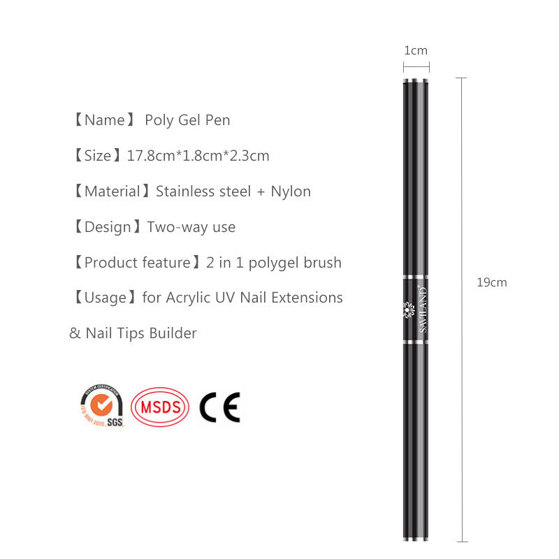 Manicure Double Head Phototherapy Brush Set 3816835362881