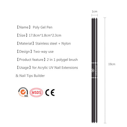 Manicure Double Head Phototherapy Brush Set 3816835362881