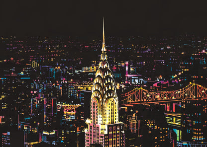 City night scratch painting 3818324457493