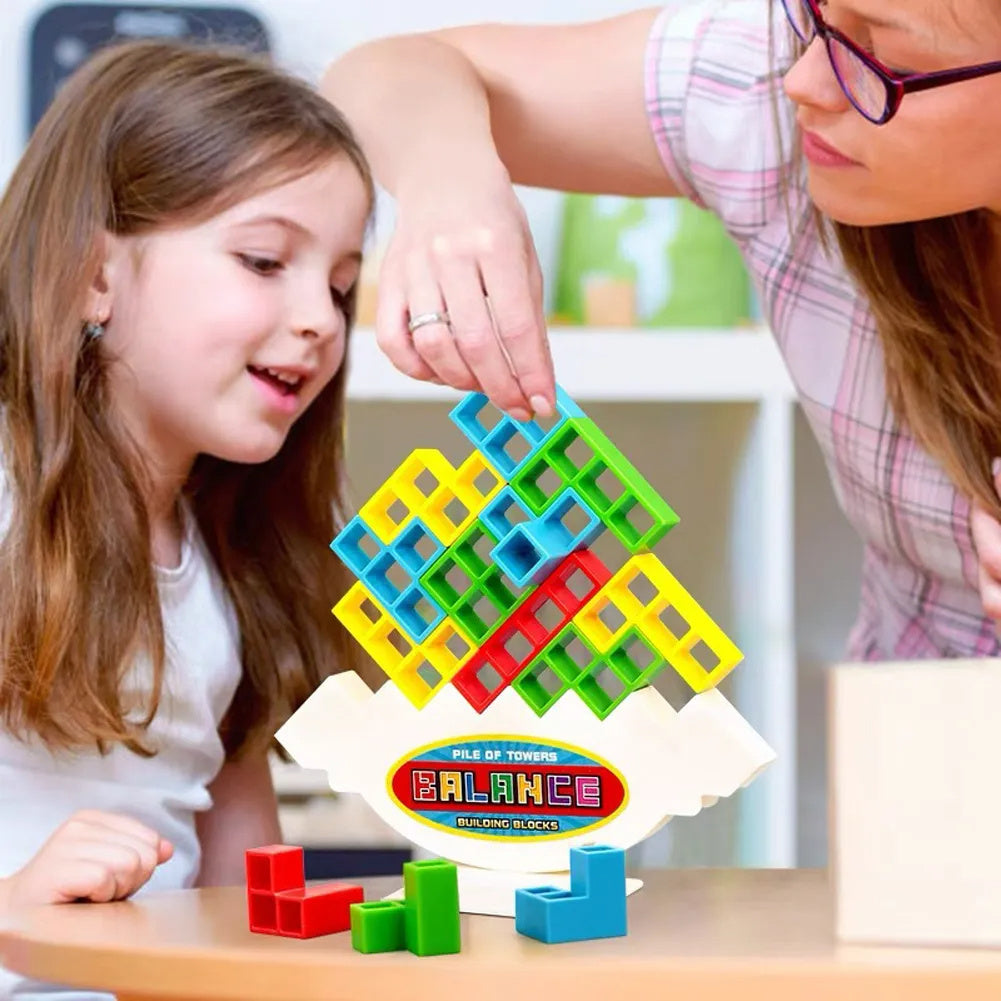 Balance Stacking Board Games Kids Adults Tower Block Toys For Family Parties Travel Games Boys Girls Puzzle Buliding Blocks T
