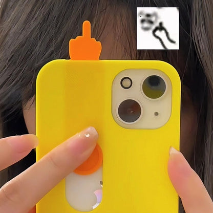 Funny Spoof 3D Printing Sliding Middle Finger Phone Case Toy 381e5a6b 4a59 4bfc a19b 43c508bd6dfd