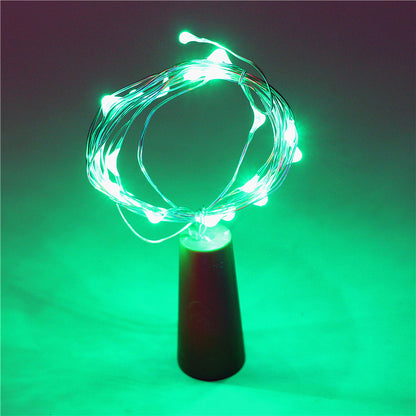 Red wine cork string 2 meters 20 colorful lights 38201295202863