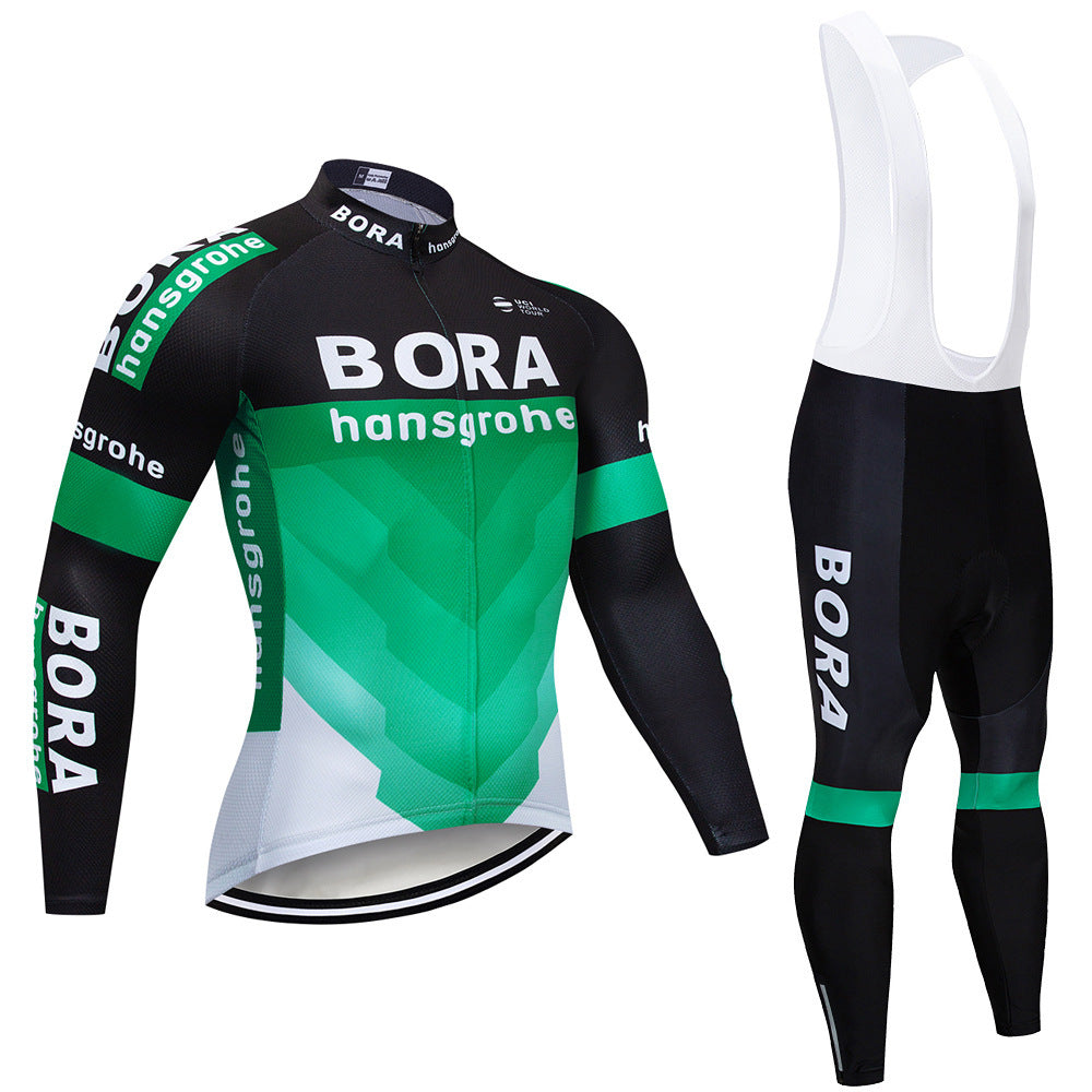 Cycling wear long-sleeved suit thin section plus velvet 382348940612