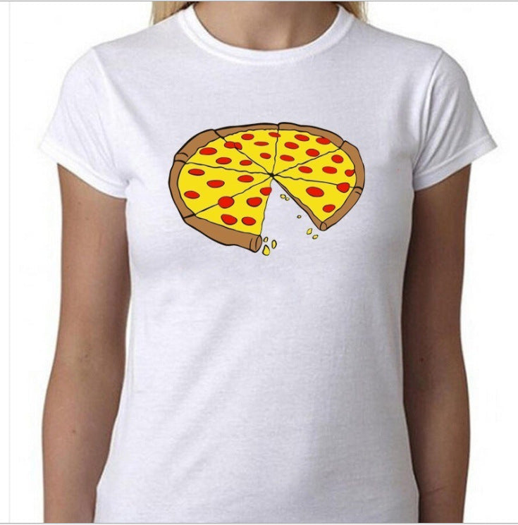 Cute Pizza Short Sleeve Family 382835110360