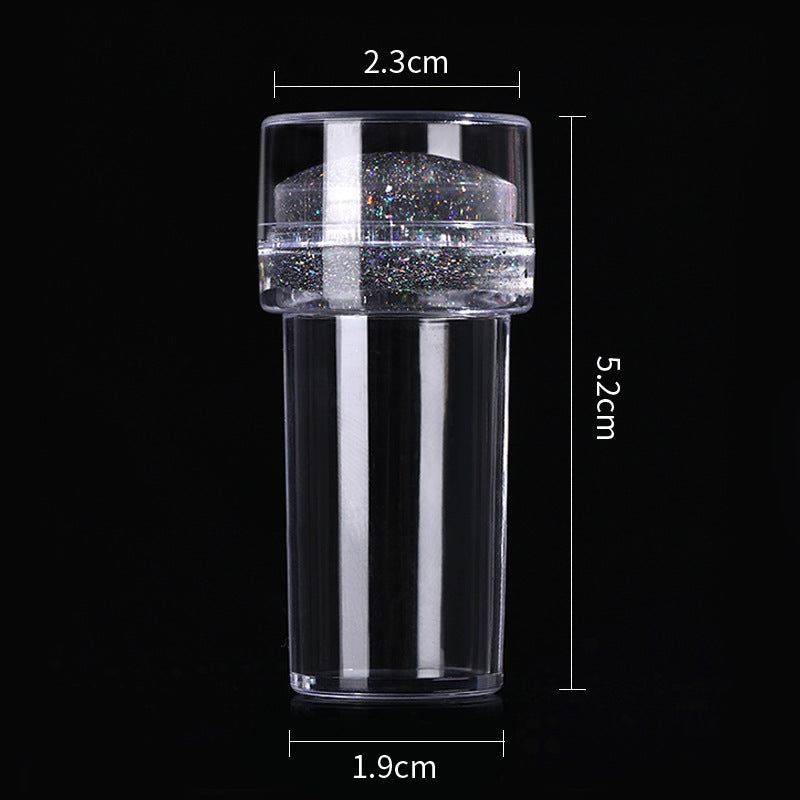 Nail Stamp Printed Transparent Colorful Handle Seal Magic Color Laser 382867f7 9d9d 4d68 a9f5 a2fe579b6724