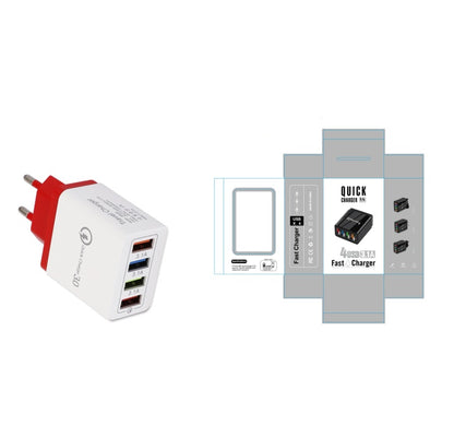 USB Charger Quick Charge 3.0 4 Phone Adapter For Tablet Portable Wall Mobile Charger Fast Charger - 图片 18