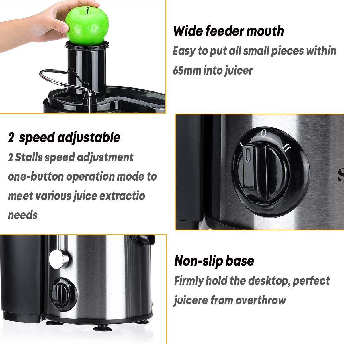 800W Electric juicer - HD Wireless Product #4