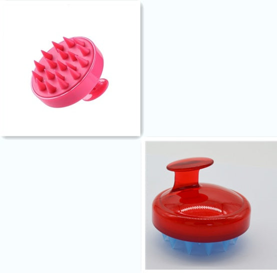 Silicone Shampoo Brush Massage Scalp Hair Brush 3851710825423