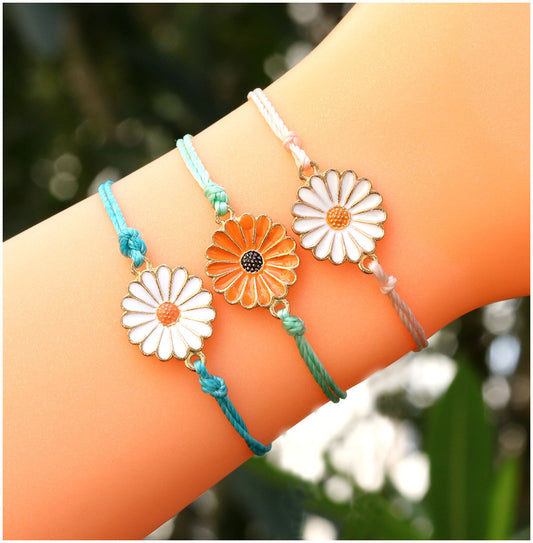 Woven Sunflower Bracelet 385745058822
