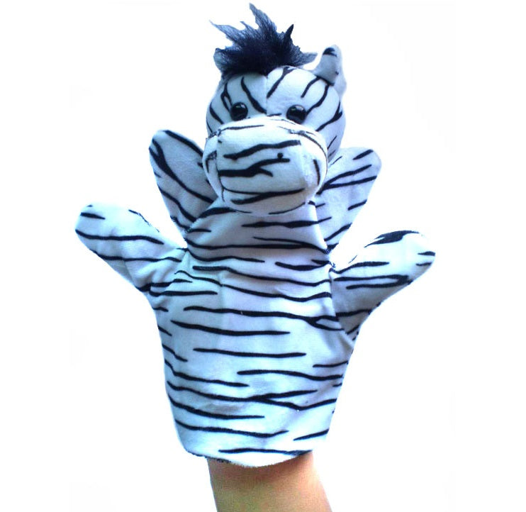 Hand puppet 28 plush toy big hand puppet preschool teaching aid 385935397788