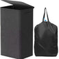 Oxford Cloth Dirty Clothes Folding Dirty Clothes Basket Dustproof With Cover Storage Basket