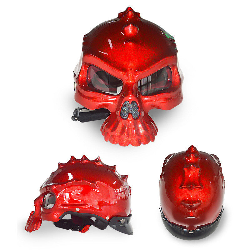Skull Helmet Double-sided Change Wear Personality Art Helmet 386c8636 74ce 4667 a63b 47372a4fd931