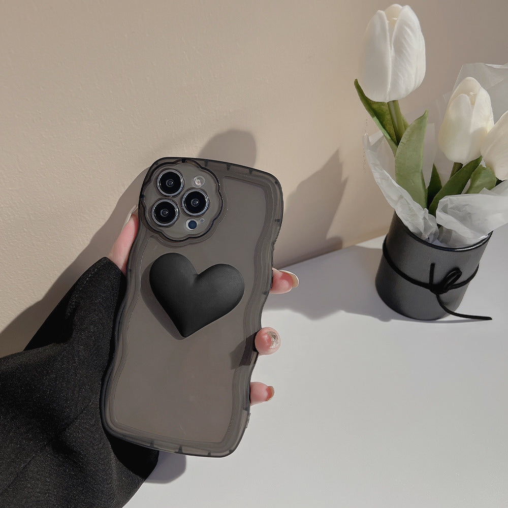 Three-dimensional Wave Dark Love Mobile Phone Case 386dfe8c fecb 4a09 9504 207859e5f1bb