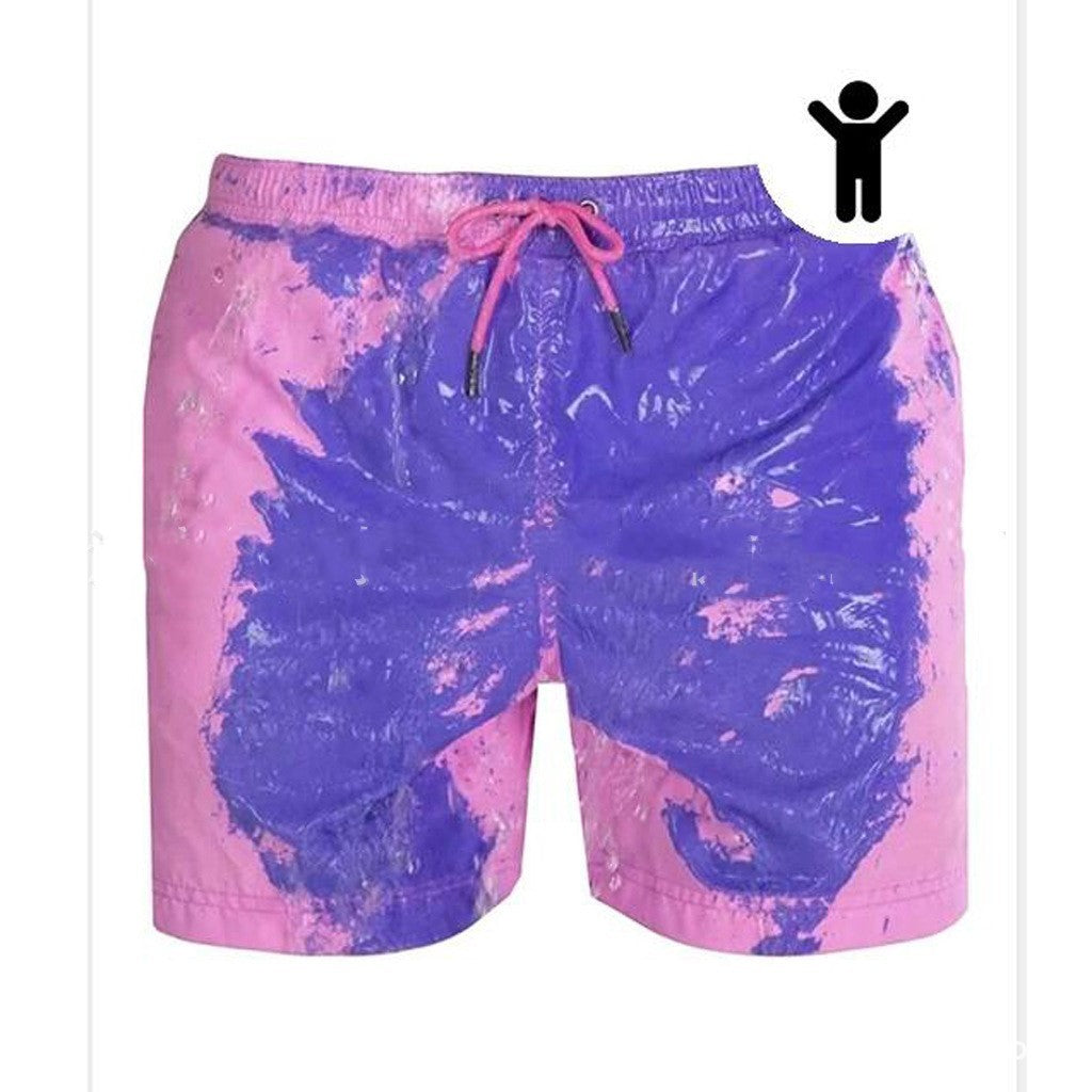 Magical Change Color Beach Shorts Summer Men Swimming Trunks Swimwear Swimsuit Quick Dry bathing shorts Beach Pant 3883491591
