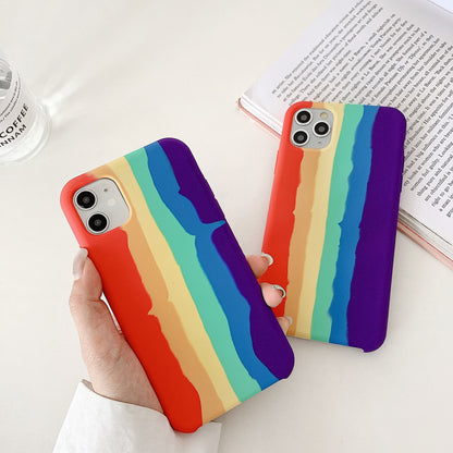 Creative Rainbow Liquid Silicone Phone Case 38878283384782