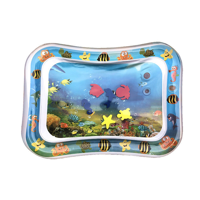 Baby Inflatable Water Mat, Infants Summer Beach Water Mat Patted Pad Water Cushion For Infants Toddlers Summer Activity Play 