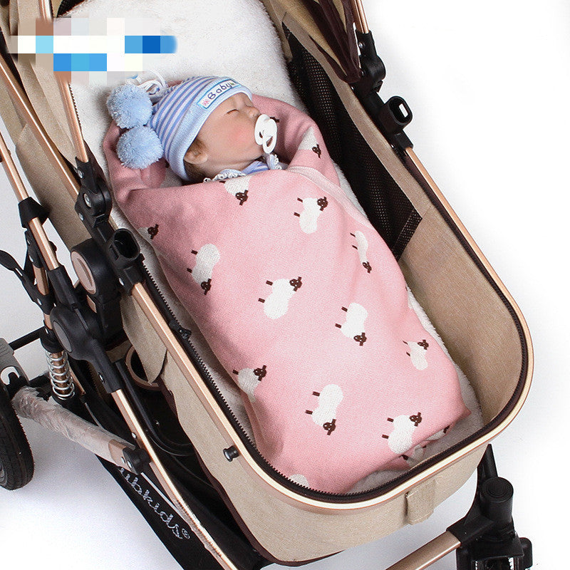 Baby sheepskin blanket baby windproof cover 3896922619111