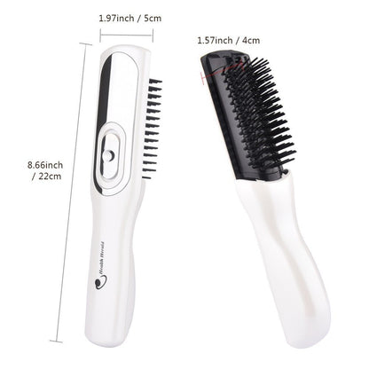 Electric Head Massage Comb Healthy Scalp Vibration Comb Portable Household Battery Massage Comb 3898557182368