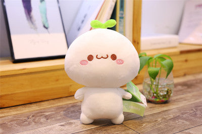 Long Grass Face Dumpling Doll Pillow Plush Toy 3898931029774
